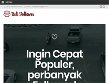 Tablet Screenshot of belifollower.com